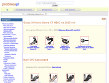 Tablet Screenshot of probikes.pl